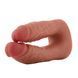 Подвійний фалоімітатор для секс-машин Hismith Silicone Double Penetrator Dildo, система KlicLok - 6