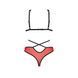 Комплект білизни Passion PEONIA SET L/XL red, бра, трусики - 4