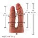 Подвійний фалоімітатор для секс-машин Hismith Silicone Double Penetrator Dildo, система KlicLok - 2