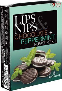 Подарунковий набір Sensuva Lips & Nips Pleasure Kit - Chocolate Peppermint 2 x 4г
