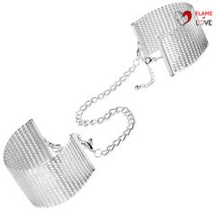 Наручники Bijoux Indiscrets Desir Metallique Handcuffs - Silver, металеві, стильні браслети