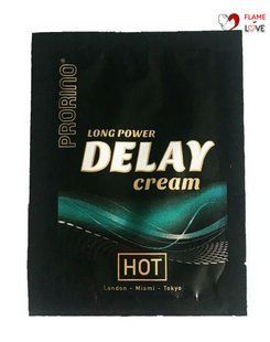 Подовжуючий крем HOT Prorino long power Delay cream (пробник), 3 мл