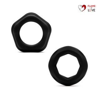 Набір ерекційних кілець Joy Rings колір: чорний So Divine (Велика Британія)