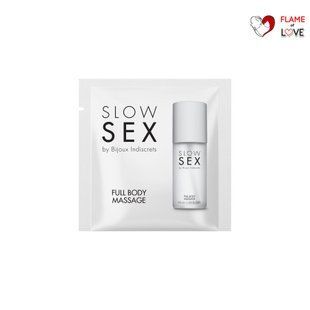 Пробник силіконового гелю для масажу всього тіла Bijoux Indiscrets Slow Sex Full body massage