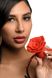 Силіконовий кляп з трояндою Master Series: Blossom Silicone Rose Gag – Red - 8