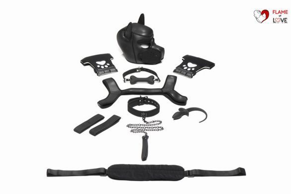 Набір BDSM цуценя Master Series Luxury Pup Arsenal Set - Black